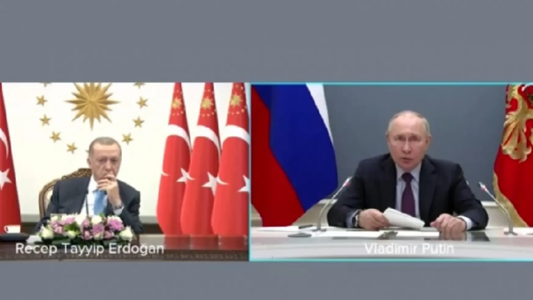 Erdoğan ile Putin Akkuyu Santrali'ndeki açılışa canlı bağlandı