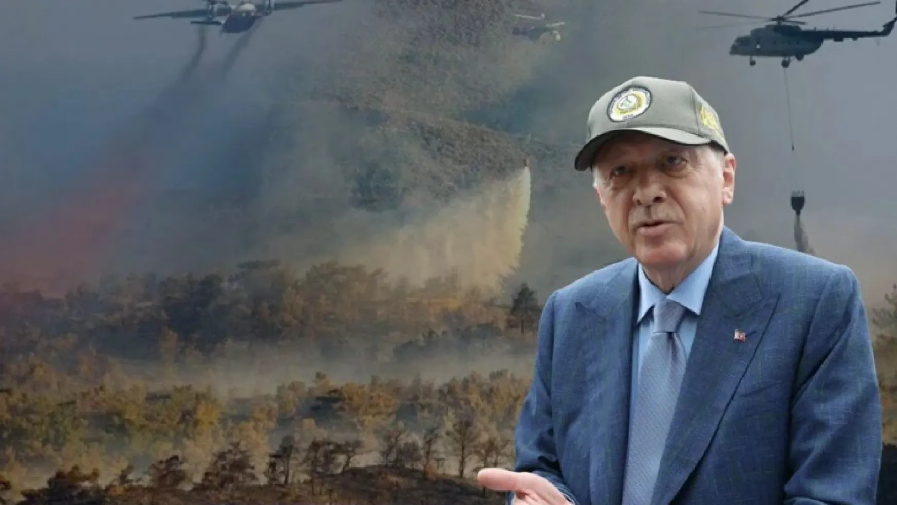 Erdoğan: Marmaris'teki orman yangını büyük oranda kontrol altında