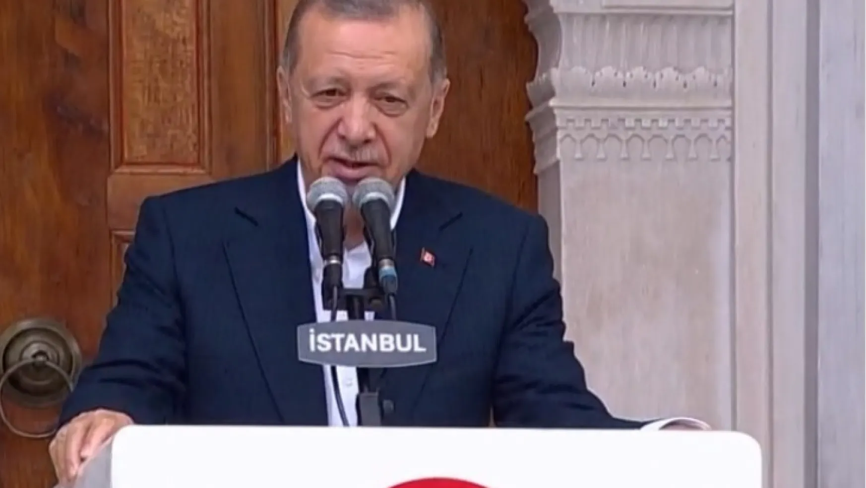 Erdoğan restore edilen Ayazma Camii'ni hizmete açtı