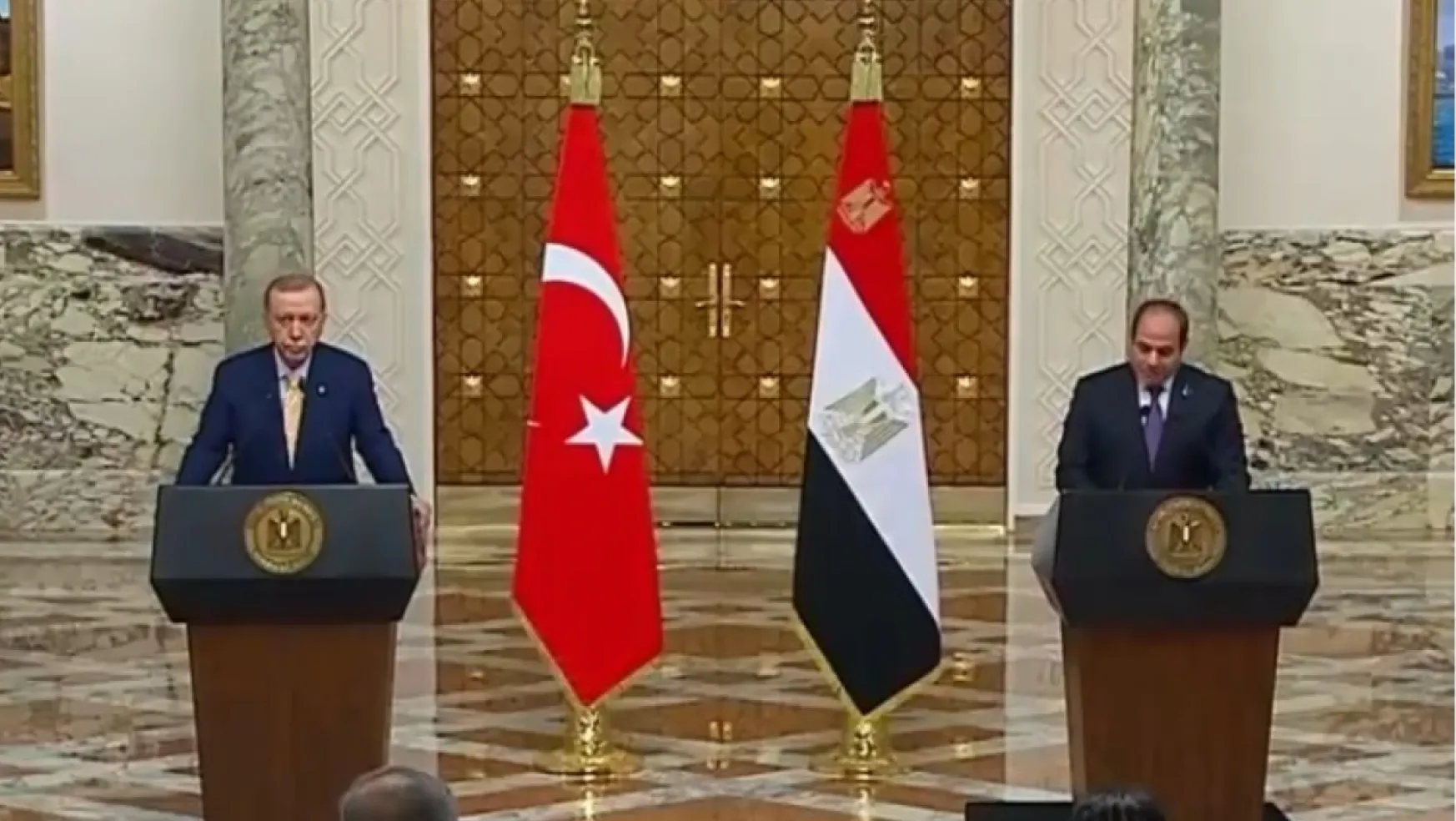 Erdoğan ve Sisi ortak açıklama