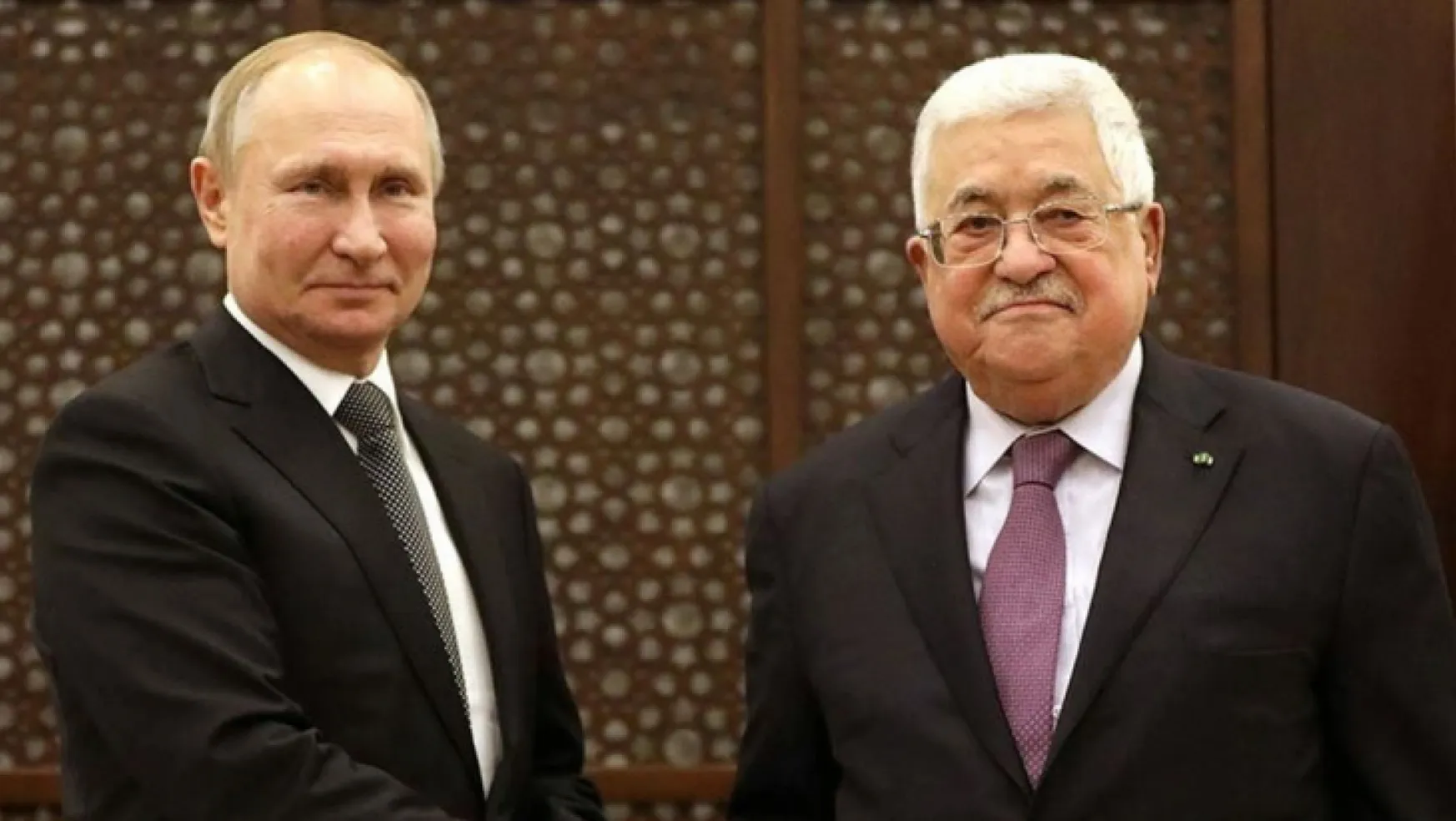 Filistin Devlet Başkanı Abbas, Putin ile görüştü