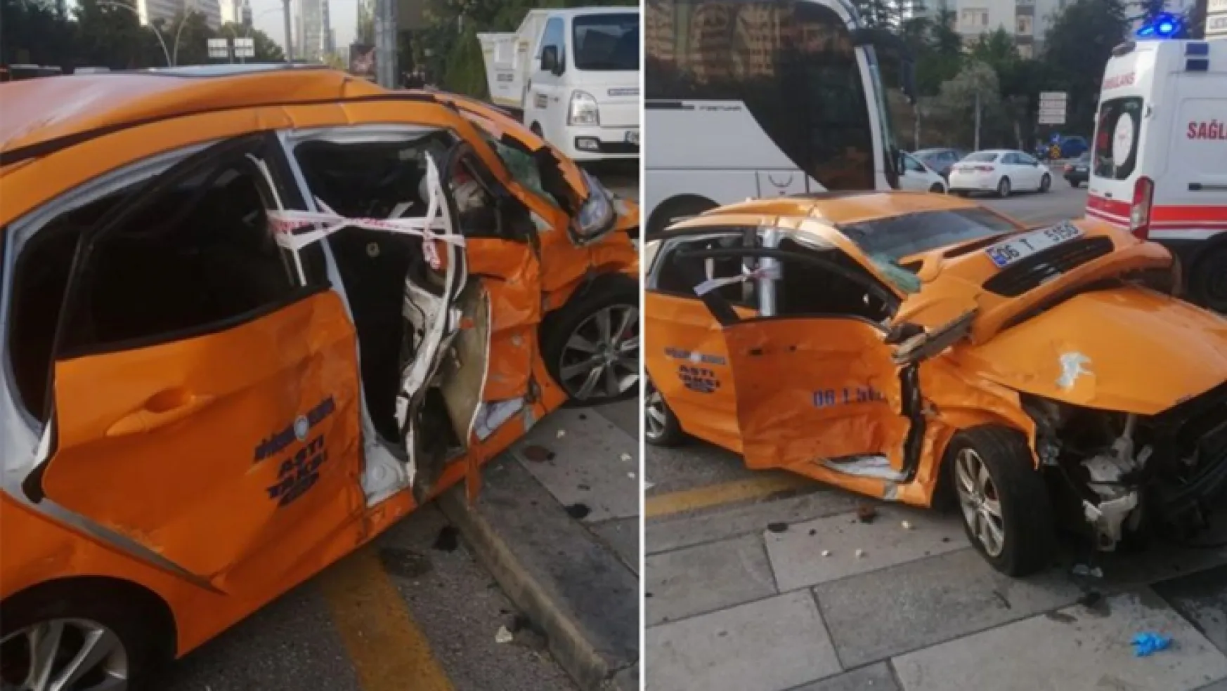 HDP milletvekillerini taşıyan minibüs kaza yaptı
