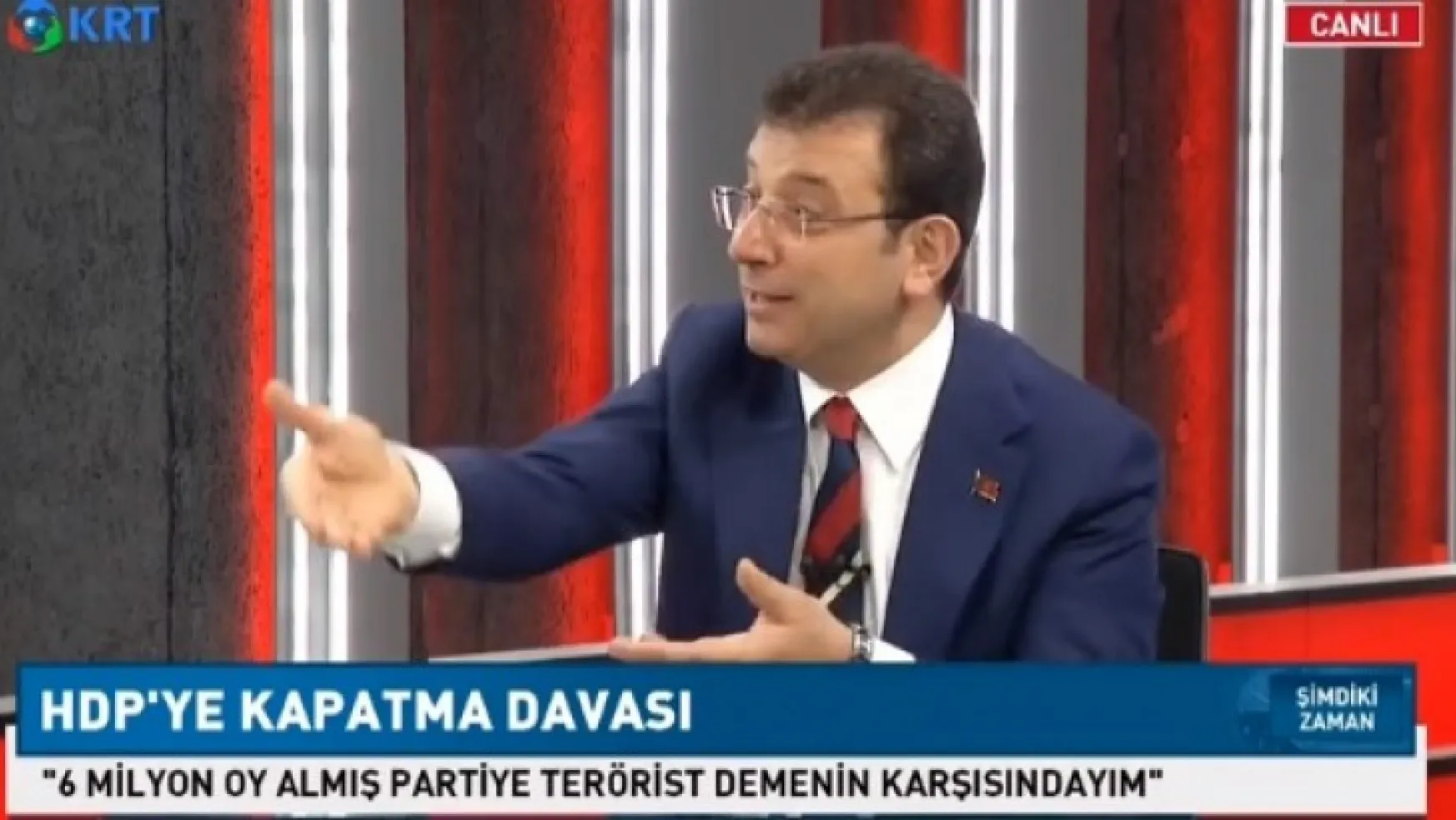 İmamoğlu: HDP'nin Kapatılmasına Karşıyım