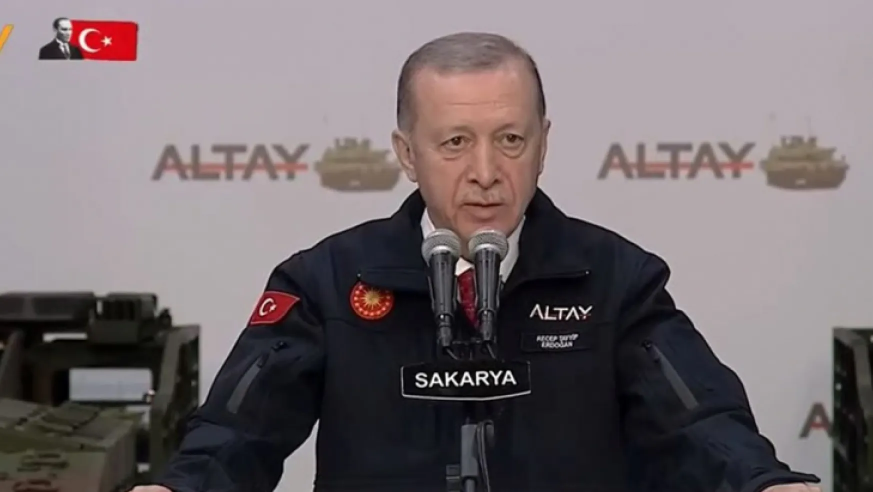 Yeni Altay Tankı test için TSK'da. Erdoğan: Hedefimizi tam bağımsız savunma sanayii