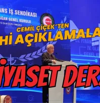 Cemil Çiçek'ten Tarihi Uyarılar