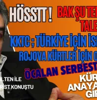 Hössstt Geri Bas... Bak Şu teröristin Taleplerine
