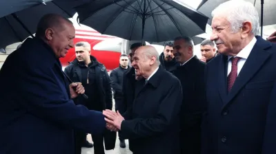 Bahçeli Hatay'da Erdoğan'a övgüler yağdırdı