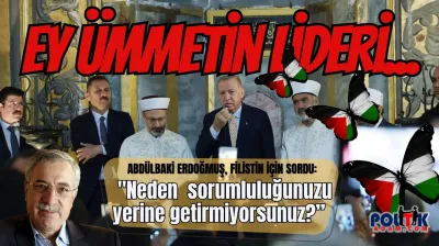 Erdoğmuş'tan Erdoğan'a  Filistin Çağrısı