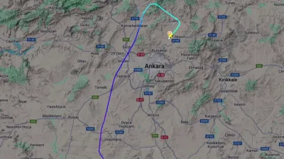 Libya askeri heyetini taşıyan özel jet Ankara yakınlarında düştü