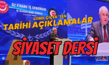 Cemil Çiçek'ten Tarihi Uyarılar