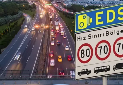 İstanbul'da  hız sınırları değişti!