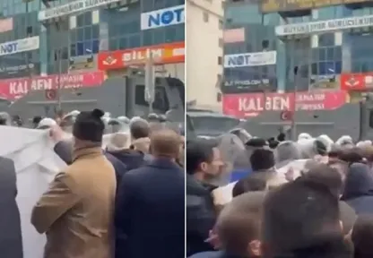 Suriye'deki gelişmeleri protesto eden Abdullah Zeydan gözaltında