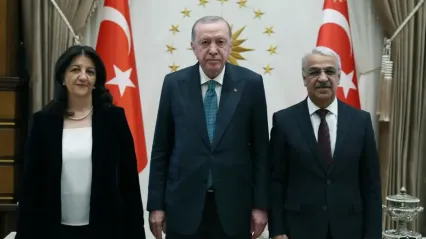 Cumhurbaşkanı Erdoğan DEM Parti heyeti ile görüştü