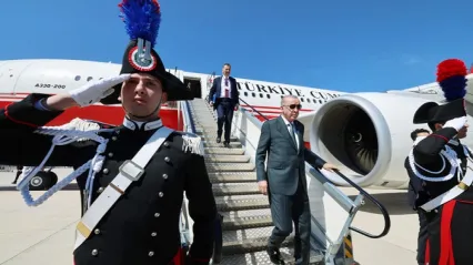 Cumhurbaşkanı Erdoğan İtalya'da