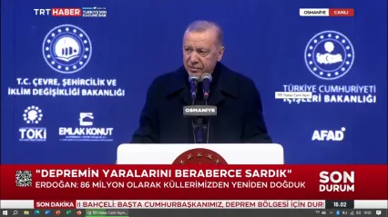 Erdoğan: 86 milyon olarak küllerimizden yeniden doğduk