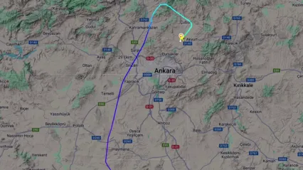 Libya askeri heyetini taşıyan özel jet Ankara yakınlarında düştü