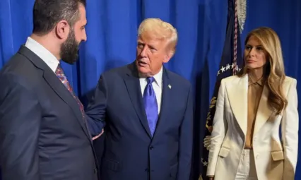 Ahmed Şara Beyaz Saray'da