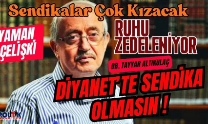 Diyanetin eski Başkanı Altıkulaç Patladı Sendika Diyanet'in Ruhunu Zedeliyor