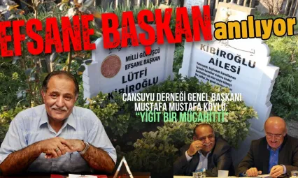 Efsane Başkan Lütfi Kibiroğlu Anılıyor