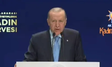 Erdoğan: Kadınların omuzlarındaki yük ağırlaşıyor