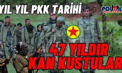PKK'nin 47 Yıllık Kan, Kin ve Göz Yaşı Tarihi