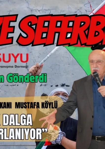 Cansuyu Gazze İçin  Büyük Bir Yardım Seferberliği Başlatıyor