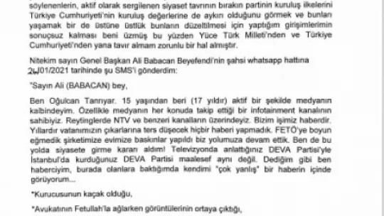 DEVA'ya Genç Siviller Çökmüş