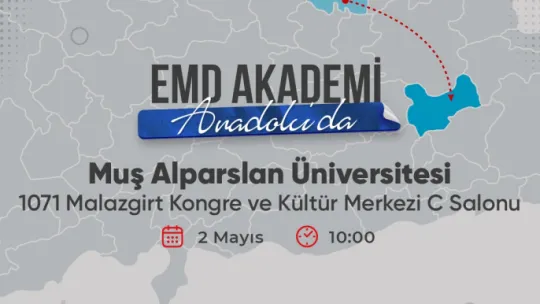EMD Akademi Muş'ta Öğrencilere Ekonomi Muhabirliğini Anlatacak