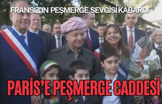 Barzani, Paris'te Peşmerge Caddesi Açtı