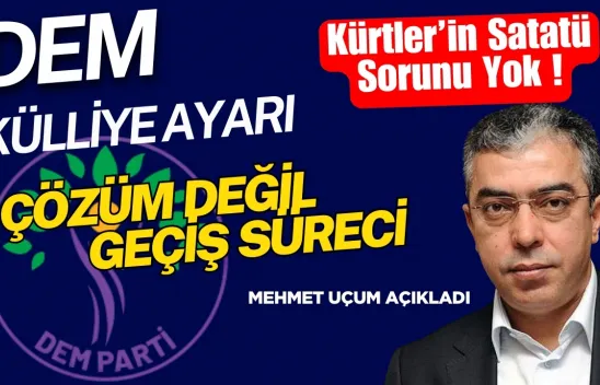 DEM'e Külliye Ayarı Mehmet Uçum'dan Geldi