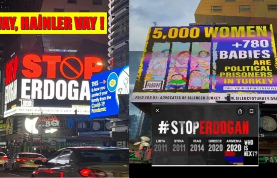 'Stop Erdoğan'  Diye İlan Verdiler