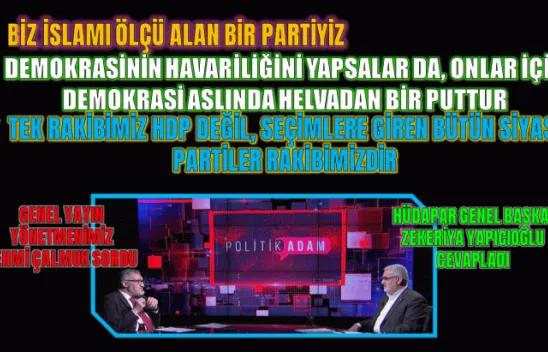 Hüdapar'ın Türkiye Gündemi