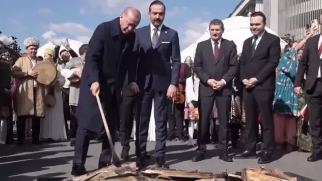 Erdoğan Nevruz ateşini yaktı: 21 Mart kardeşliğin bayramı olsun