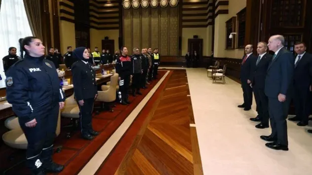 Erdoğan polise moral verdi