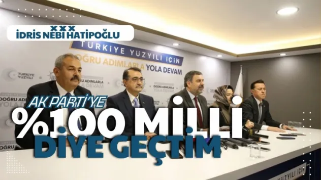 Hatipoğlu: İyi Parti'den Ak Parti'ye Katılımcılar Olcak