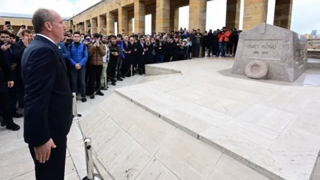 İnce seçim çalışmalarına Anıtkabir'i ziyaret ederek başladı