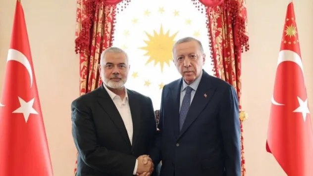 İsrail'den Erdoğan-Haniye fotoğrafına sert tepki: Utanmalısın