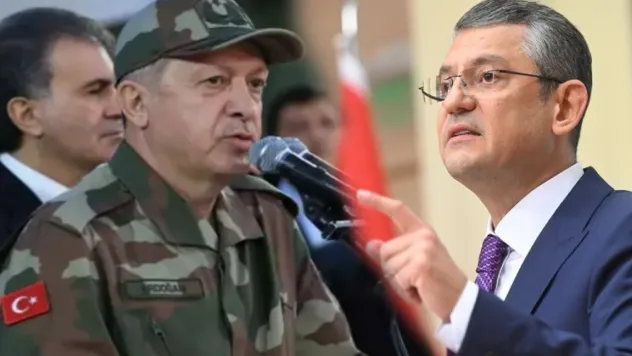 Özgür Özel'den Erdoğan'a kamuflaj çıkışı