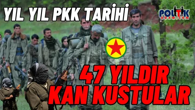 PKK'nin 47 Yıllık Kan, Kin ve Göz Yaşı Tarihi