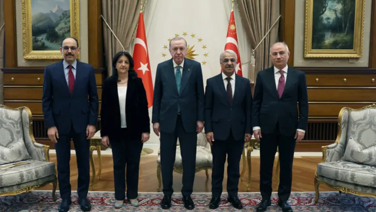 Dün Erdoğan ile görüşmüşlerdi. DEM Parti'den açıklama geldi