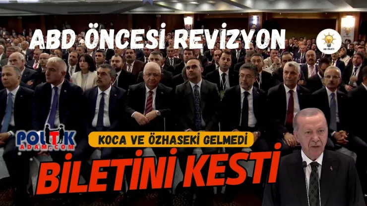 ABD ziyareti öncesi mini revizyon