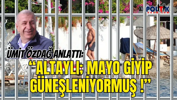 Altaylı Silivri'de Mayo Giyip Güneşleniyormuş !