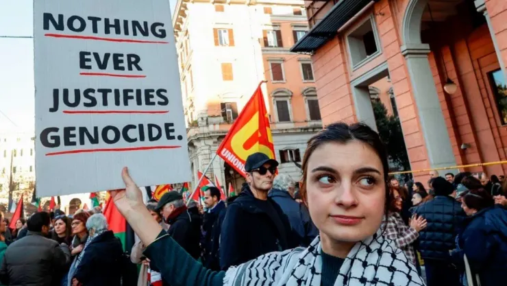 Avrupa, Filistin için meydanlara indi