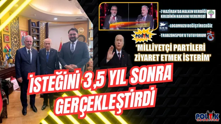 Ayhan Bilgen 3,5 Yıl Sonra Sözünü Tuttu: Devlet Bahçeli'yi Ziyaret Etti