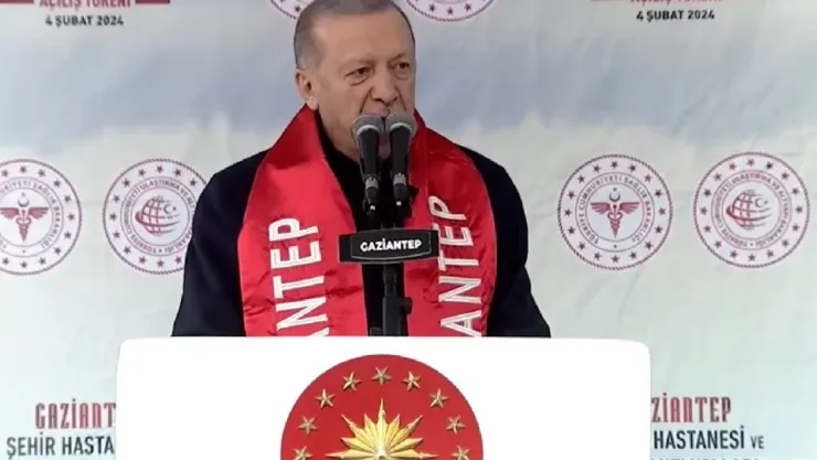 Cumhurbaşkanı Erdoğan Gaziantep'te konuştu