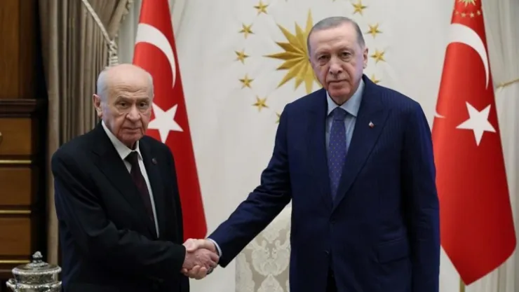 Cumhurbaşkanı Erdoğan ile Bahçeli görüştü