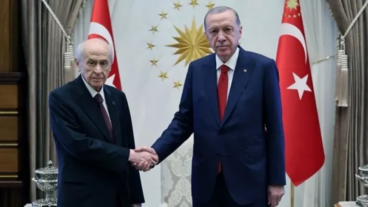 Erdoğan Külliye'de Bahçeli ile görüştü