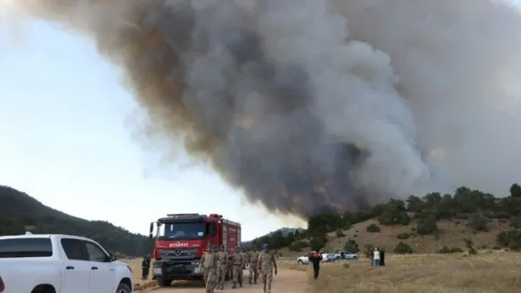 Eskişehir'deki orman yangınında 10 şehit