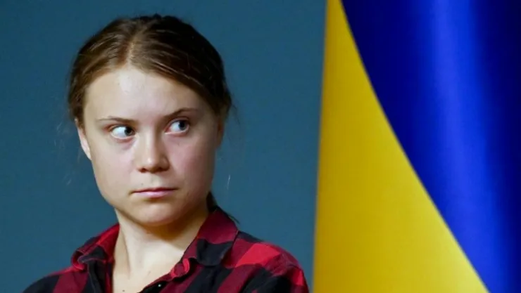Greta Thunberg, Kiev'de Zelenski ile görüştü