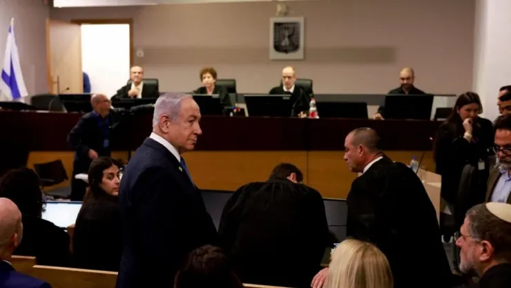 Netenyahu'nun yargılanması yeraltında yapıldı